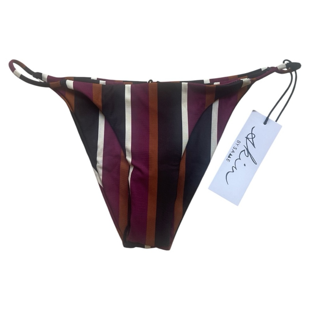 NWT Skin Multicolor Striped Bikini Bottom